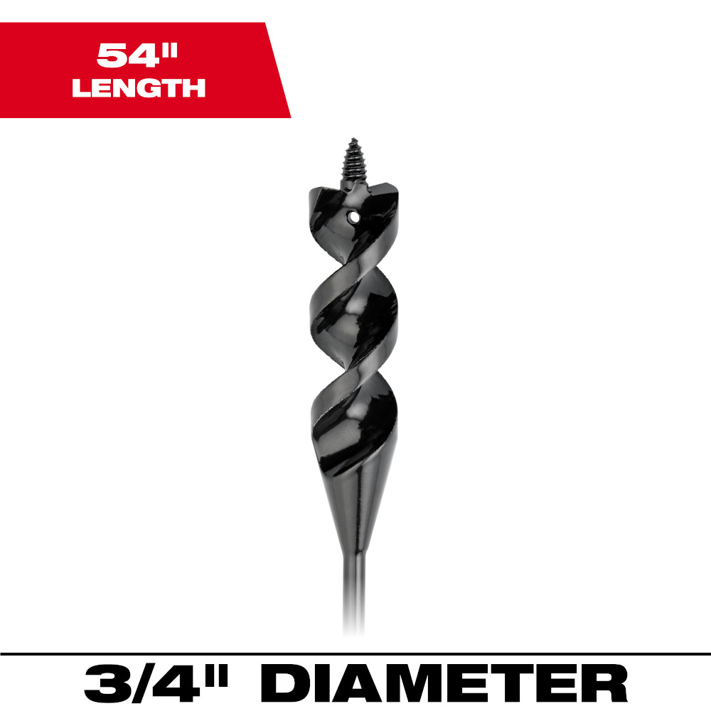 Product image for Milwaukee 48-13-8275 3/4" x 54" Cable Bit