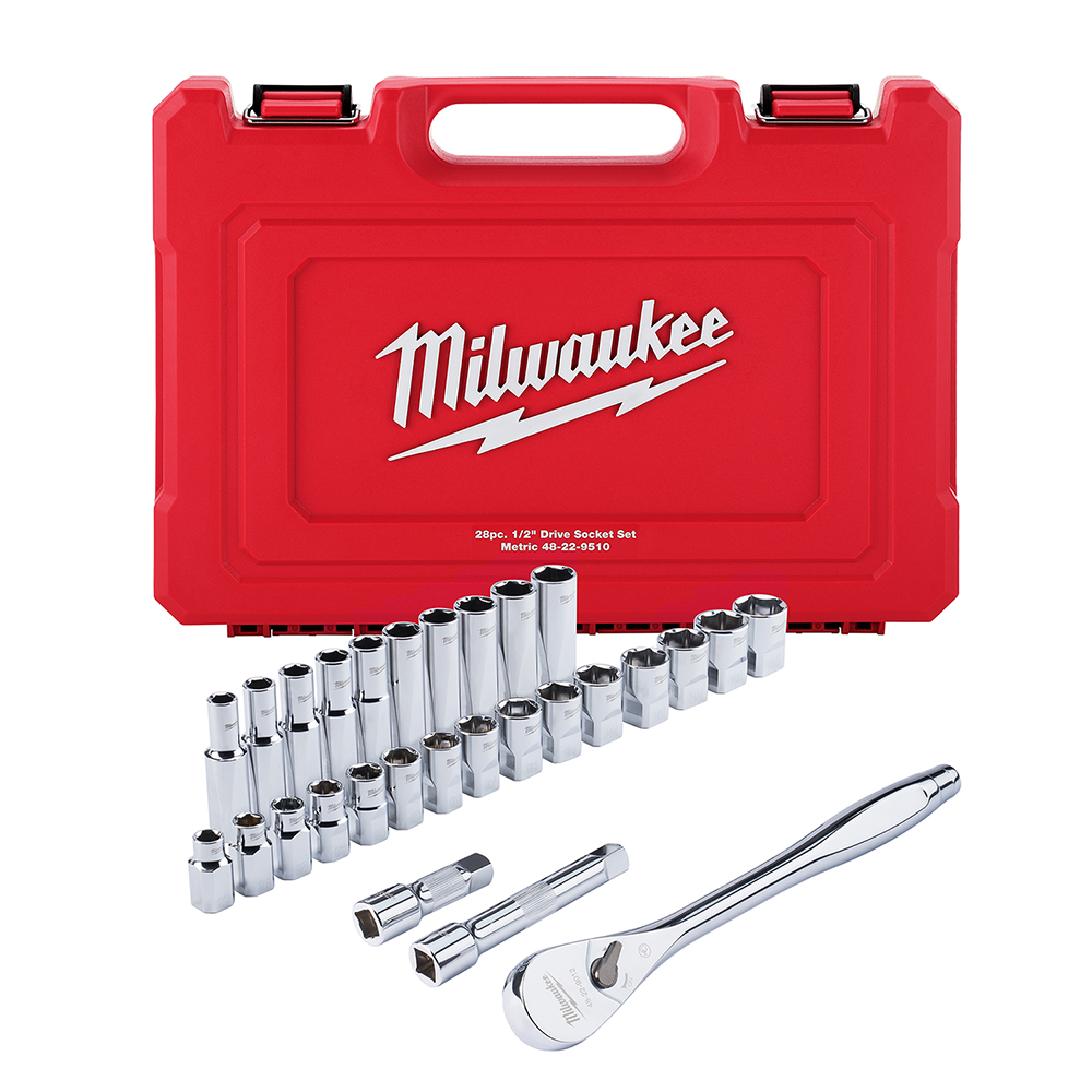 Product image for Milwaukee 48-22-9510 28 Pc. Socket Wrenc