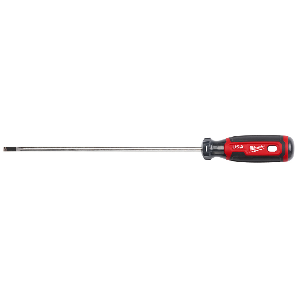 Product image for Milwaukee MT213 3/16" Cabinet Tip Screwdriver, Cushion Grip, 8" Shaft (USA)