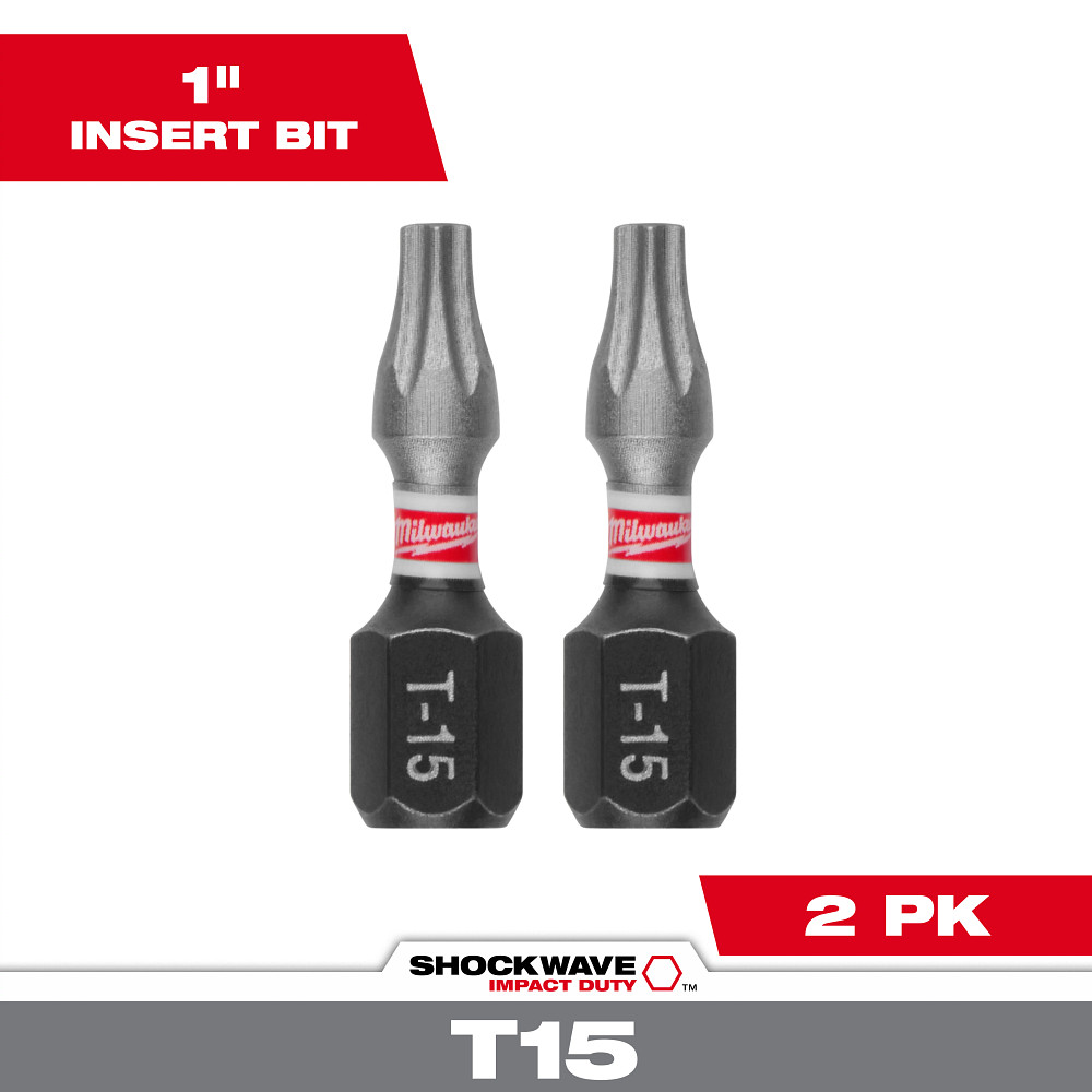 Product image for Milwaukee 48-32-4428 T15 Insert Bits