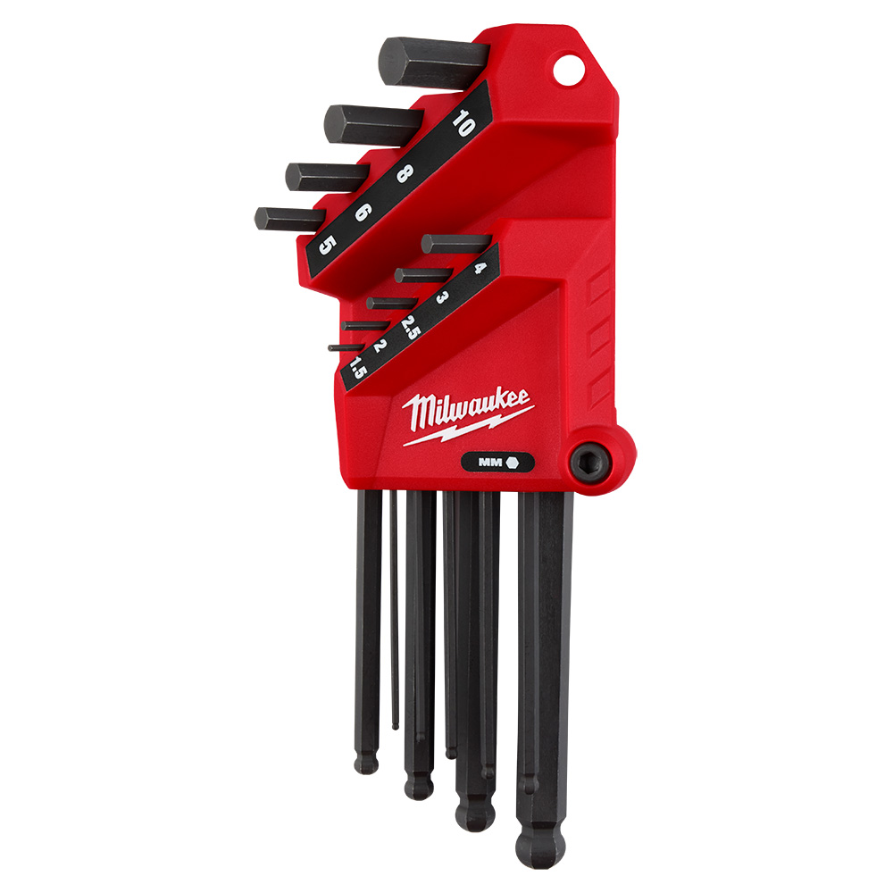 Product image for MILW 48-22-2186 Metric Hex Key Set