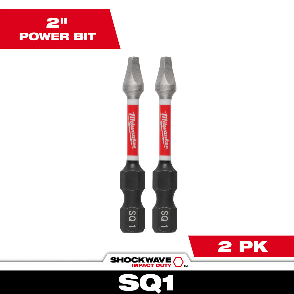 Product image for Milwaukee 48-32-4971 2in SQ1 Impact Bit