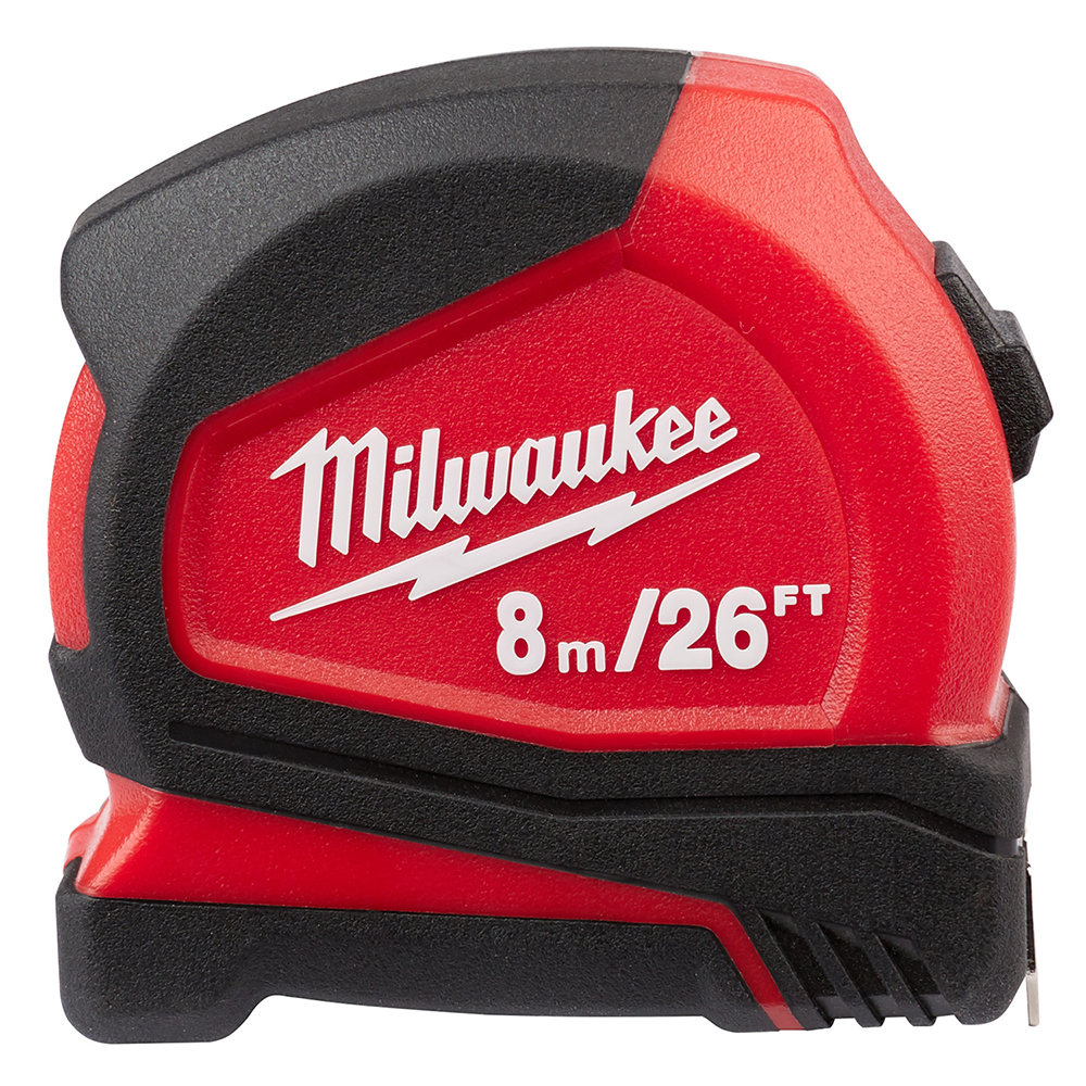 Product image for Milwaukee 48-22-6626 8 m/26ft Compact Tape Measure
