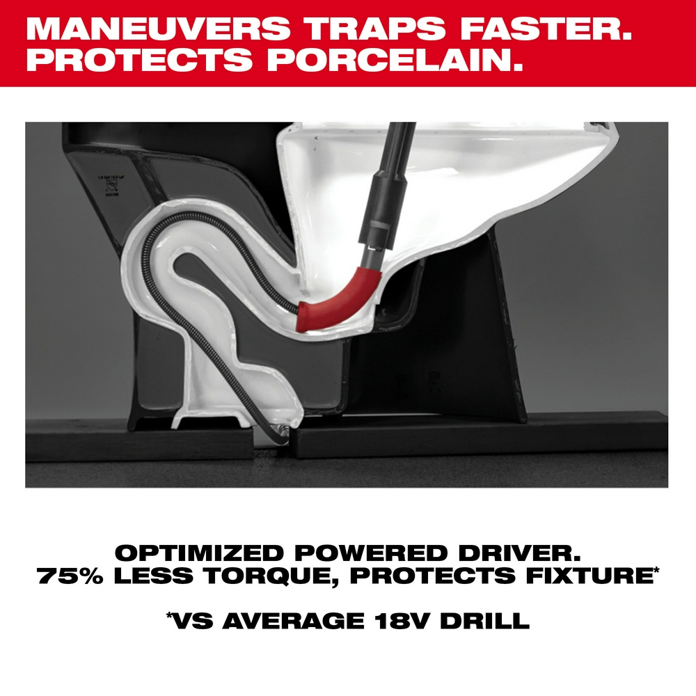 TRAPSNAKE™ 6' Toilet Auger Cable