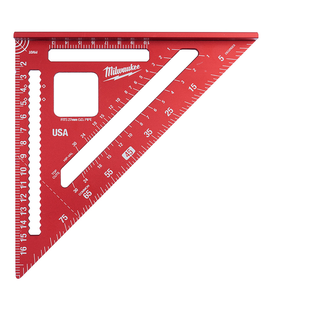 Product image for Milwaukee MLSQ170 180mm Metric Rafter Square