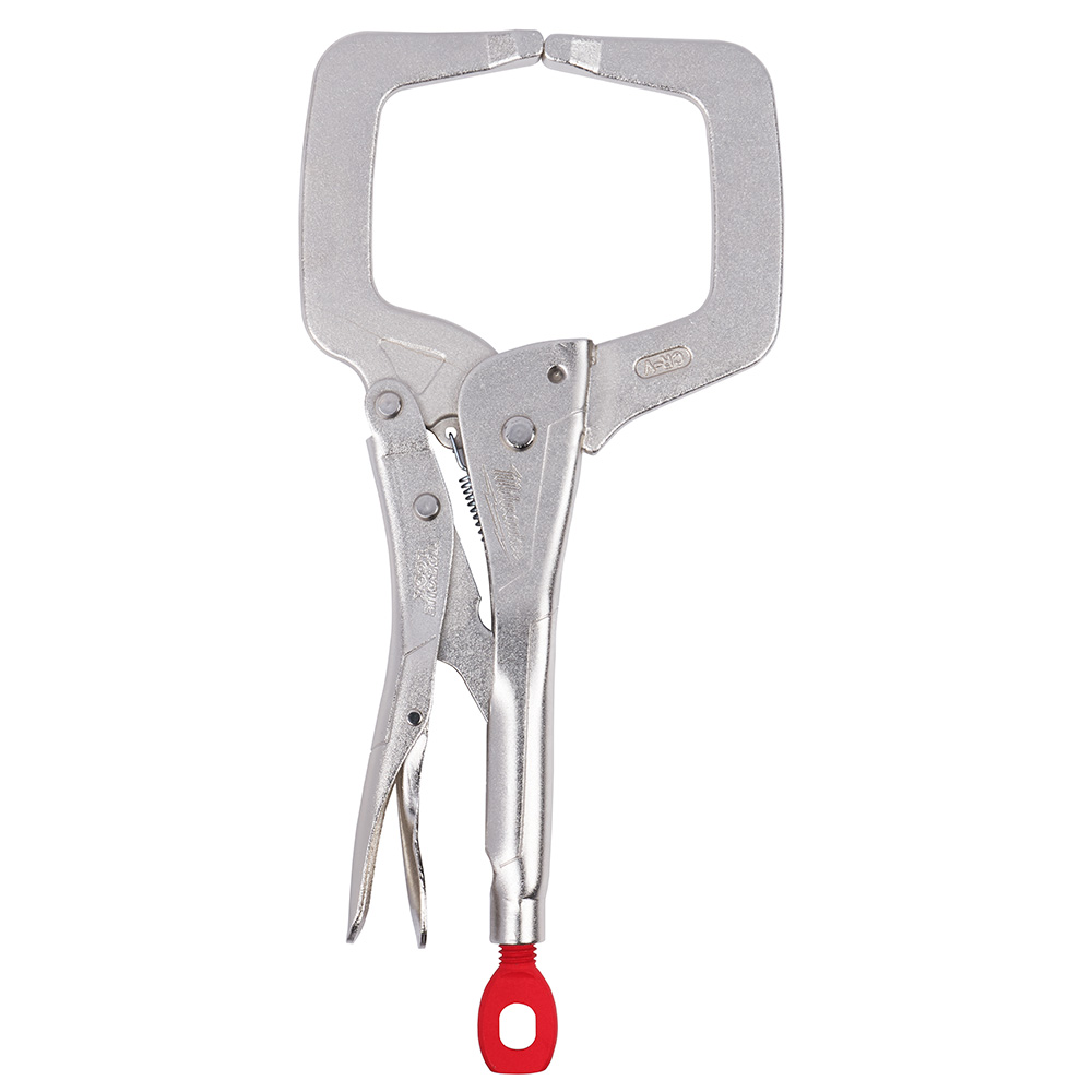 Product image for Milwaukee 48-22-3531 11" Torque Lock Locking C-Clamp with Regular Jaws