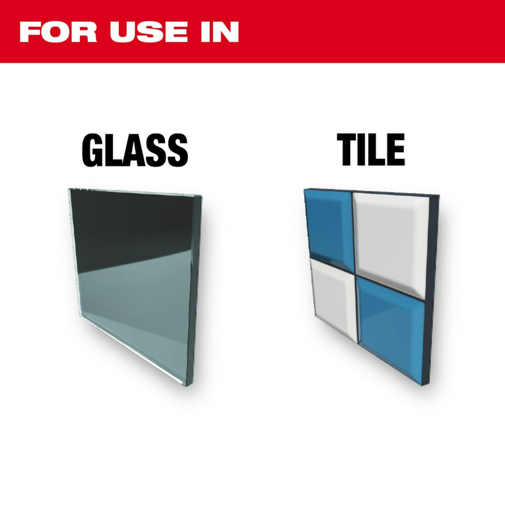 4 PC Glass and Tile Bit Set