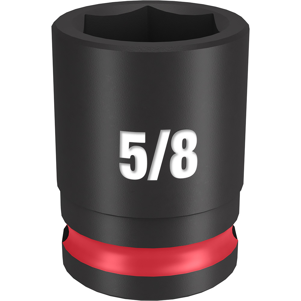Product image for Milwaukee 49-66-6108 SHOCKWAVE™ Impact Duty 3/8" Drive 5/8" Standard 6-Point Socket