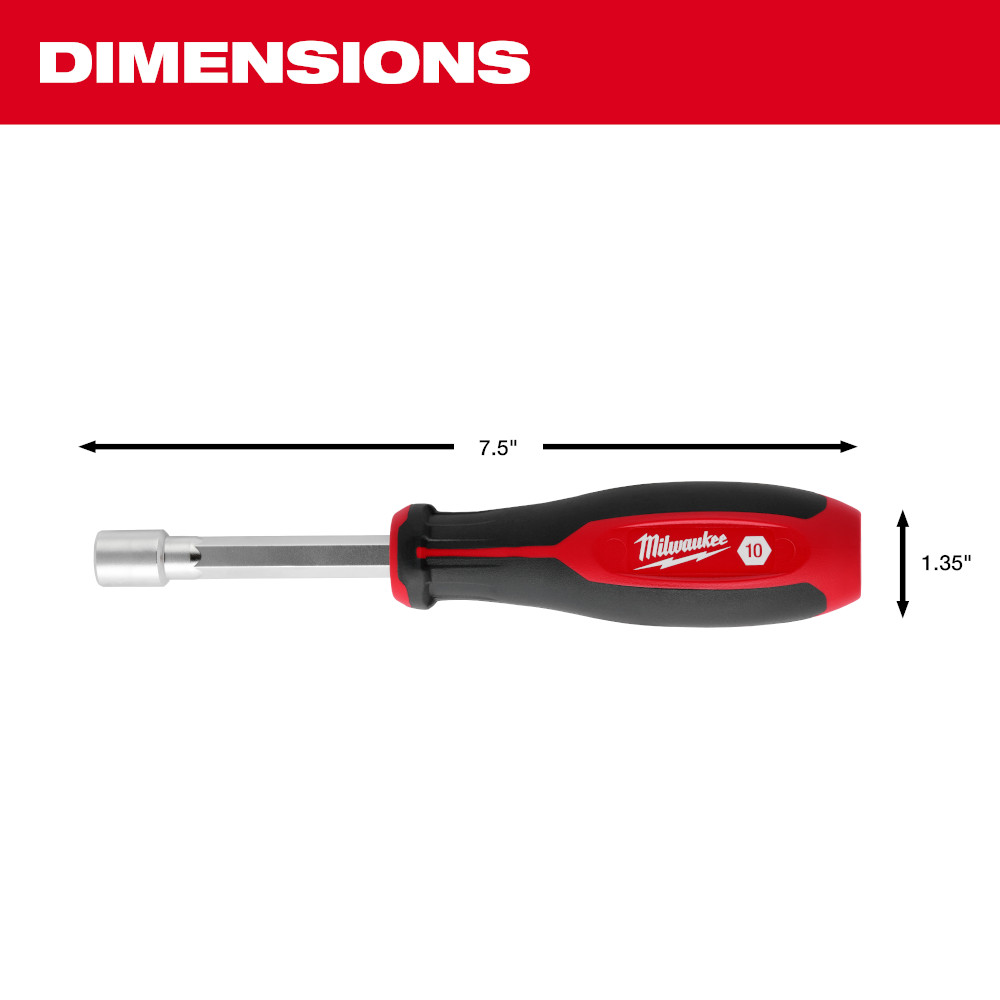 7pc Metric HollowCore™ Magnetic Nut Driver Set