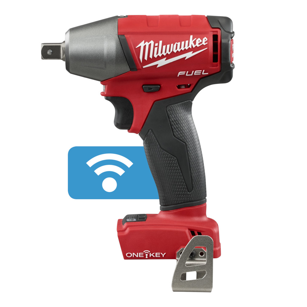 Product image for Milwaukee 2759-20 M18 FUEL™ 1/2" Compact Impact Wrench w/ Pin Detent with ONE-KEY™