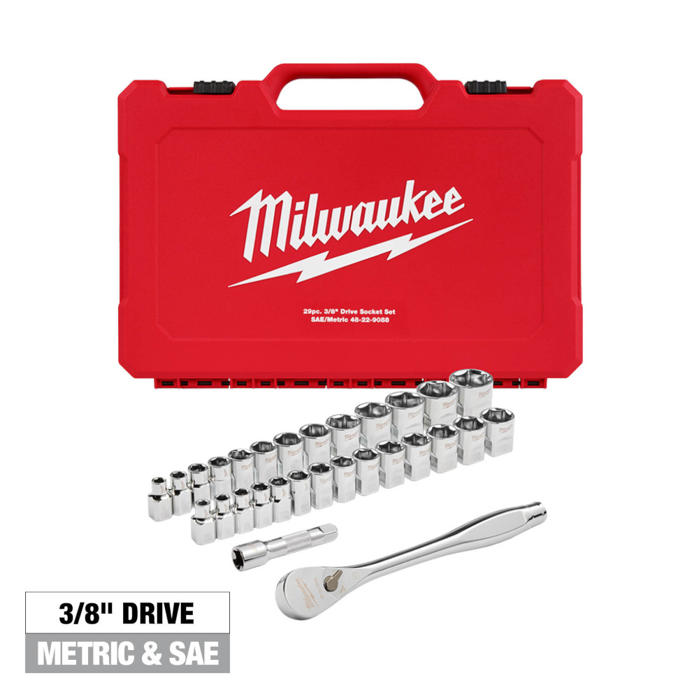 Product image for Milwaukee 48-22-9088 29pc Ratchet and So