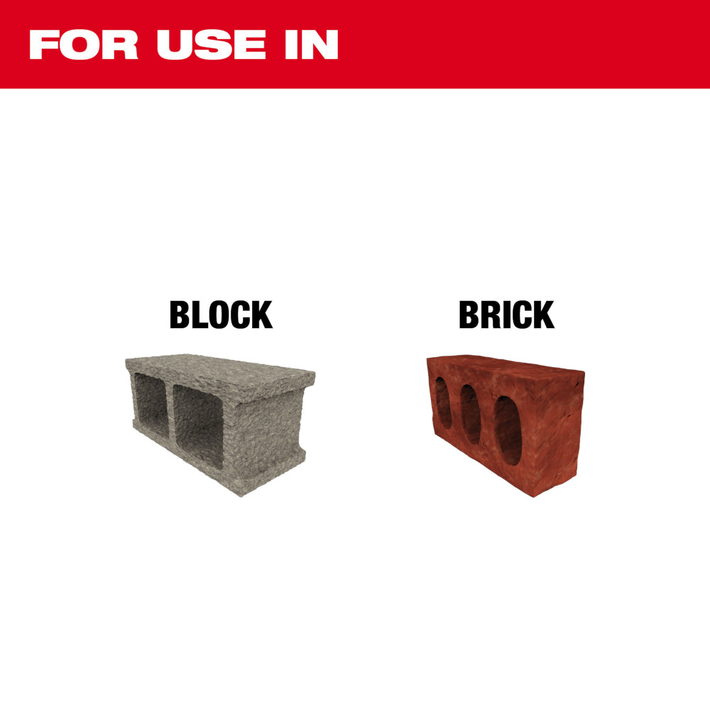 1-1/2" Dry Core Masonry Bit