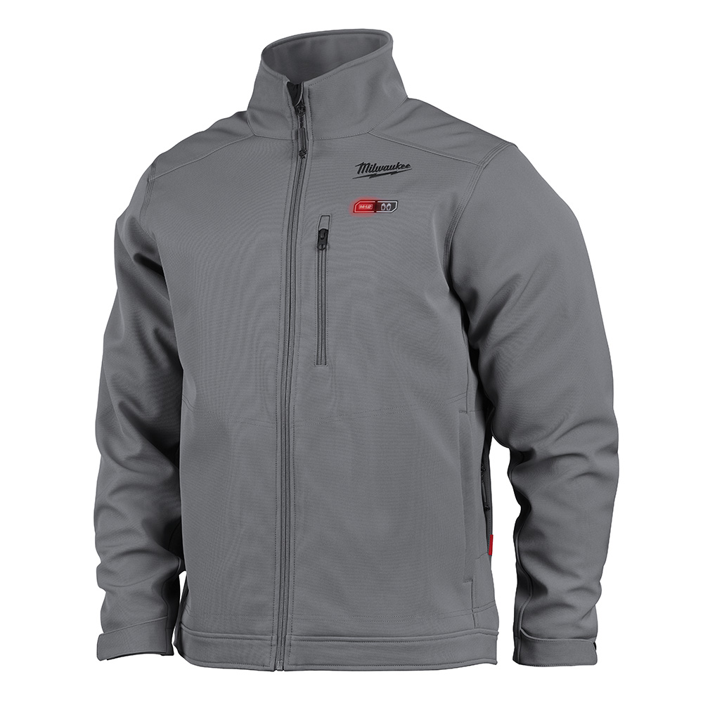 Product image for Milwaukee 204G-21L M12™ Heated TOUGHSHELL™ Jacket Kit - Gray L