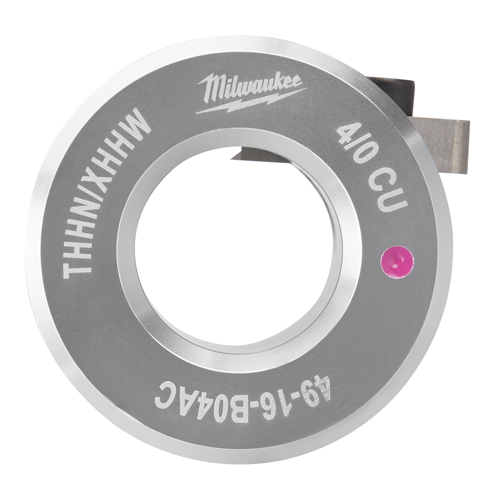 Product image for Milwaukee 49-16-B04AC 4/0 AWG Cu THHN/XHHW Cable Stripper Bushing