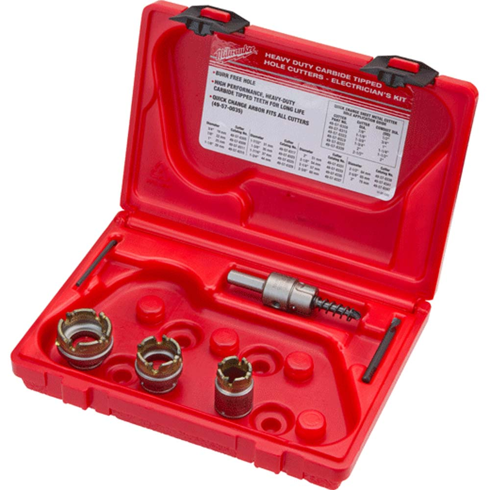 Mayer-DDS-5PC Quick Change Carbide Hole Cutter Set-1