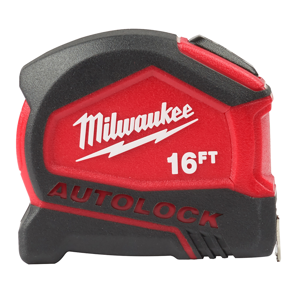 Product image for Milwaukee 48-22-6816 16ft Compact Auto Lock Tape