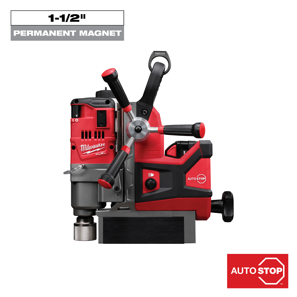 Product image for Milwaukee 2788-22HD M18™ FUEL™ HIGH DEMAND™ 1-1/2" Lineman Magnetic Drill Kit