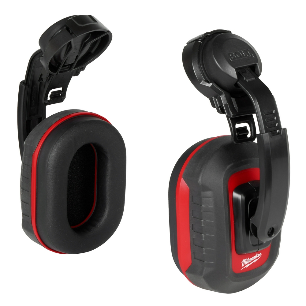 Product image for Milwaukee 48-73-3250 BOLT&#8482; Earmuffs, 24dB NRR, fits Milwaukee BOLT&#8482; Safety Helmets & Hard Hats