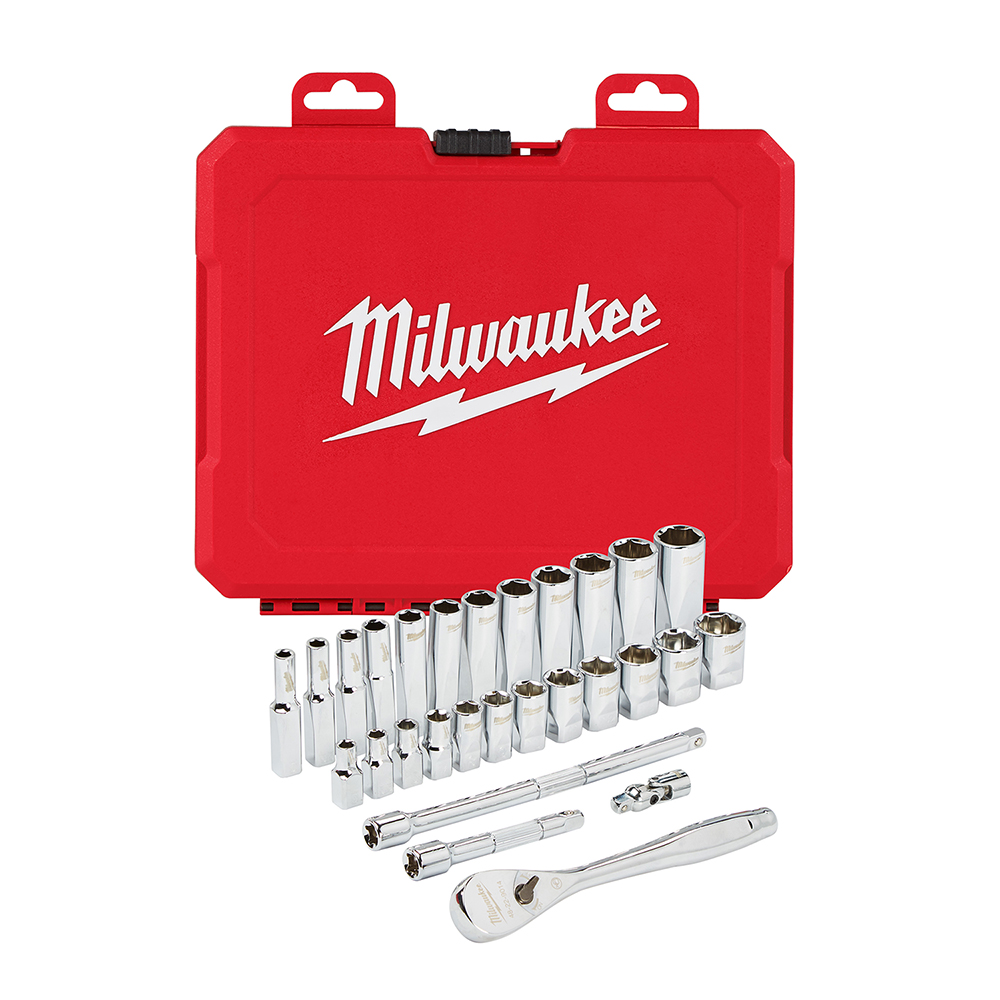 Product image for Milwaukee 48-22-9504 28 Pc. Ratchet & So