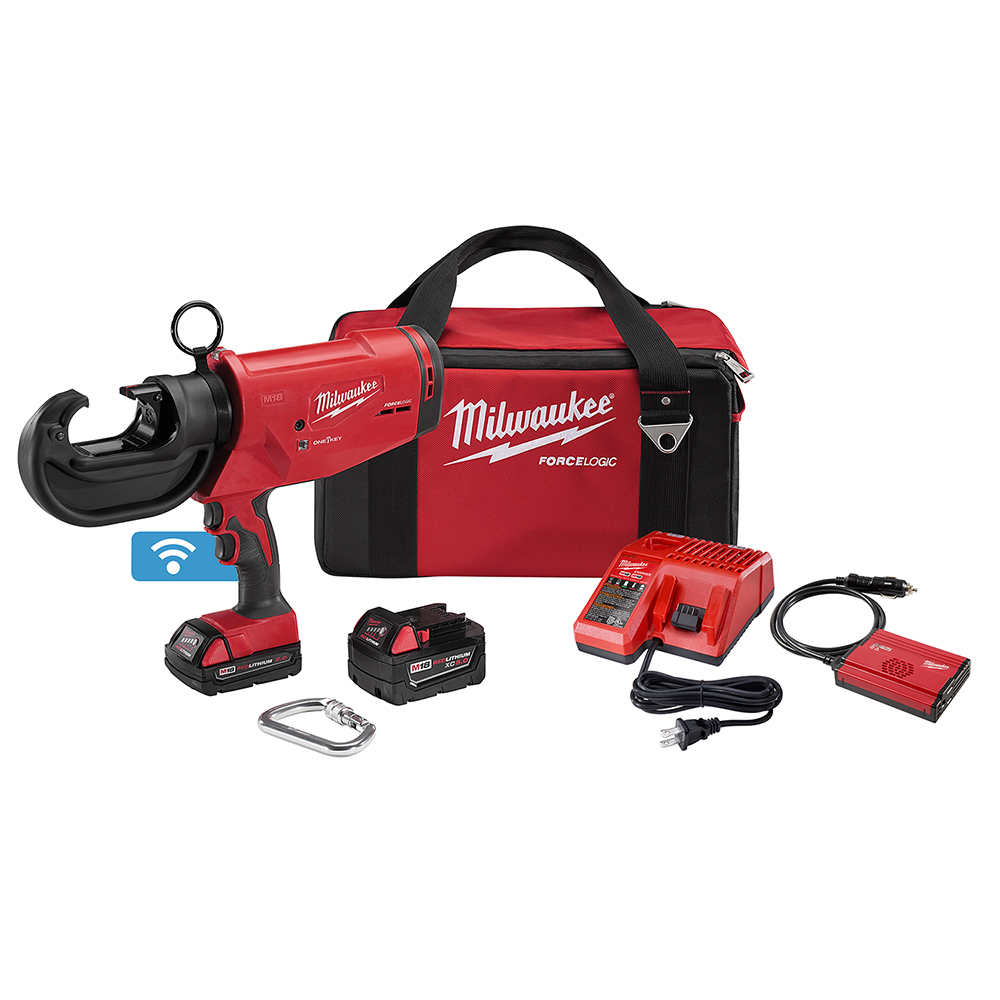 Product image for Milwaukee 2778-22 M18 Force Logic™ 12-Ton Utility Crimper Kit