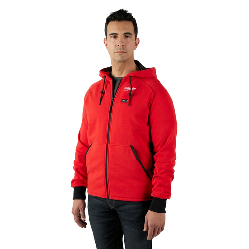 Product image for MILW 306R-20M Heated Hoodie Red M
