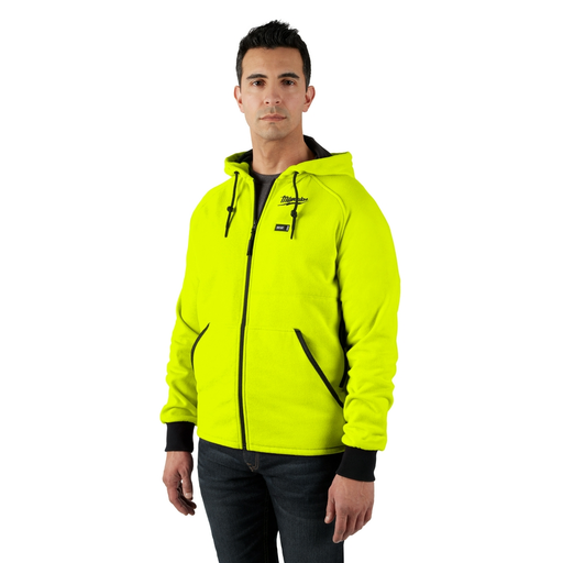 Product image for Milwaukee 306HV-20L Heated Hoodie Hi-Vis