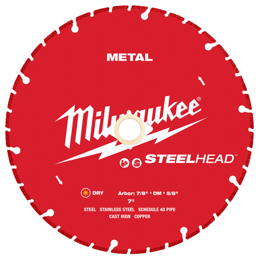 7” STEELHEAD™ Metal Cutting Diamond Blade