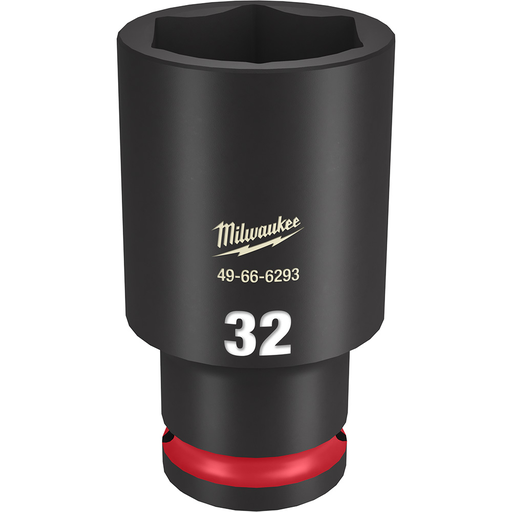 Product image for Milwaukee 49-66-6293 1/2 DR 32MM STD 6 P