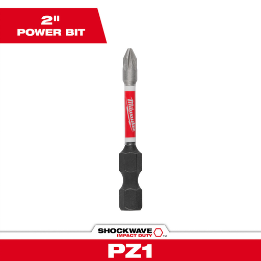 SHOCKWAVE™ Impact Duty 2"Pozidriv #1 Power Bit
