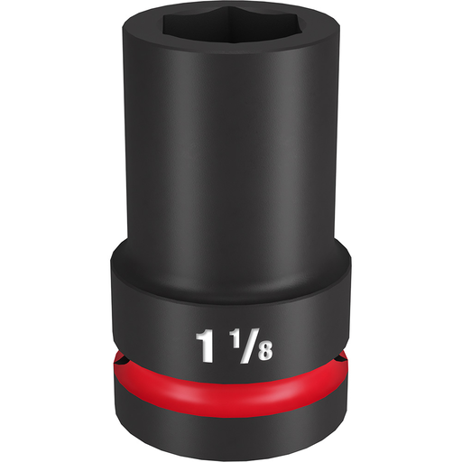 Product image for Milwaukee 49-66-6506 SHOCKWAVE™ Impact Duty 1" Drive 1-1/8" Deep 6-Point Socket