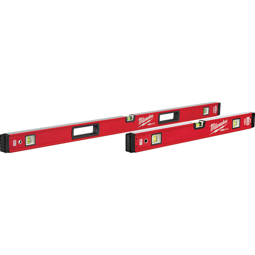 Product image for Milwaukee MLBXSM48 24"/48" REDSTICK™ Magnetic Box Level Set