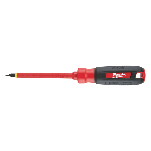 Product image for Milwaukee 48-22-2231 3/16" Cabinet 4" 1000V Insulated Screwdriver