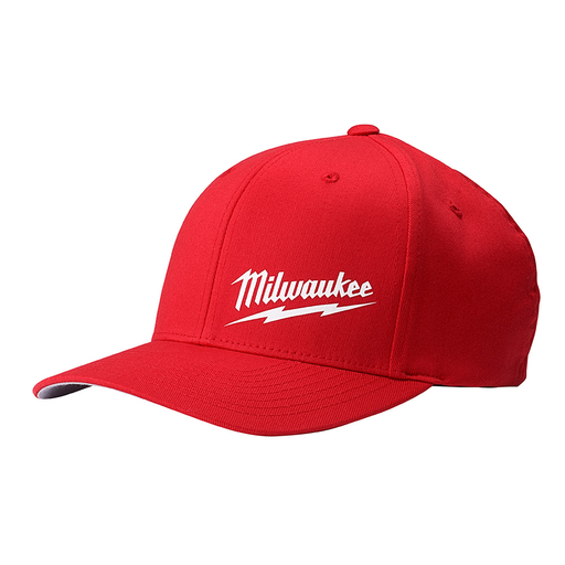 Milwaukee 504R-LXL Fitted Hat - Red L/XL