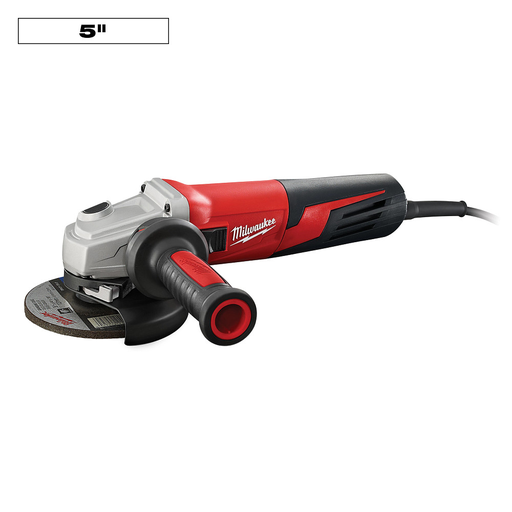 13 Amp 5 in. Small Angle Grinder Slide, Lock-On