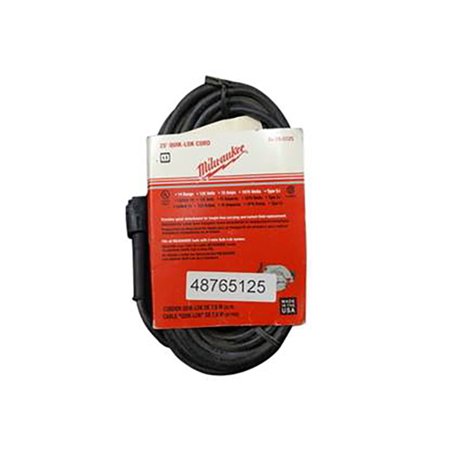Product image for Milwaukee 48-76-5125 25ft 2-Wire Quik-Lok® Cord