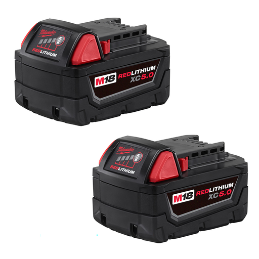 MIL 48-11-1852 M18 REDLITHIUM 5.0AH BATTERY 2PK