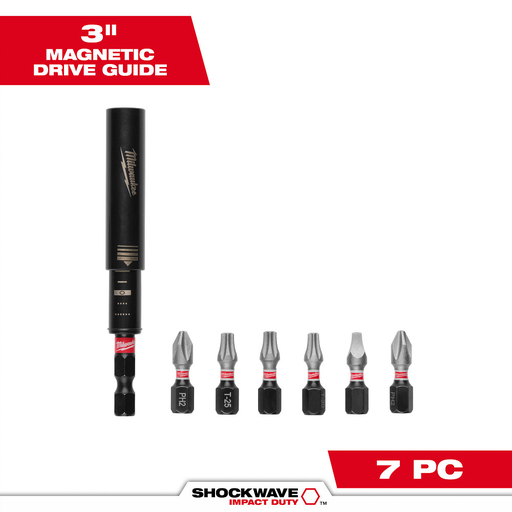 7PC SHOCKWAVE™ Impact Duty Magnetic Drive Guide Set