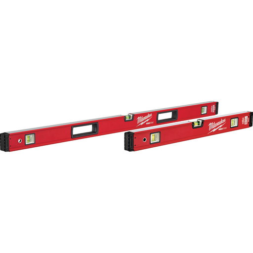 Product image for Milwaukee MLBXS48 24"/ 48" REDSTICK™ Box Level Set