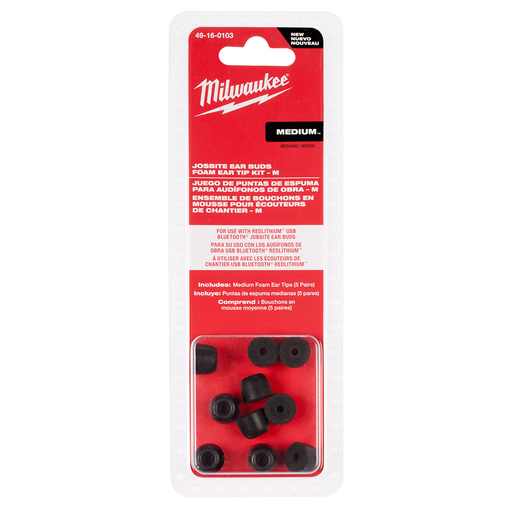 Product image for MILW 49-16-0103 Jobsite Ear Buds Fo