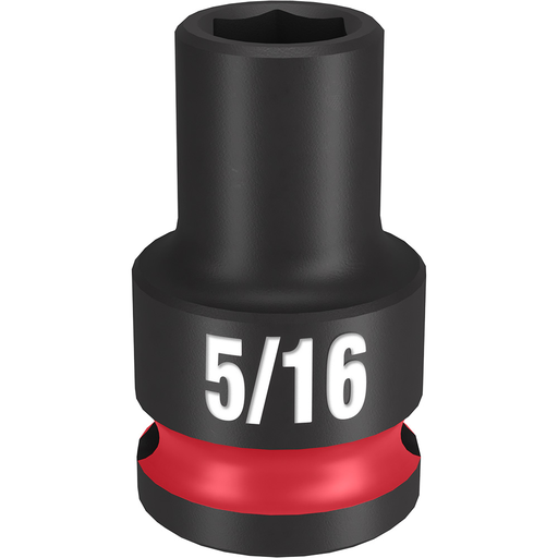 Product image for Milwaukee 49-66-6102 SHOCKWAVE™ Impact Duty 3/8" Drive 5/16" Standard 6-Point Socket