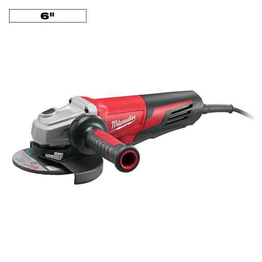 13 Amp 6 in. Small Angle Grinder Paddle, Lock-On