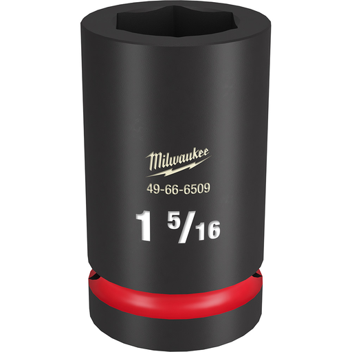 Product image for Milwaukee 49-66-6509 SHOCKWAVE™ Impact Duty 1" Drive 1-5/16" Deep 6-Point Socket