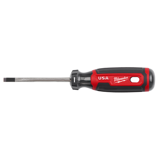 Product image for Milwaukee MT211 3/16" Cabinet Tip Screwdriver, Cushion Grip, 3" Shaft (USA)