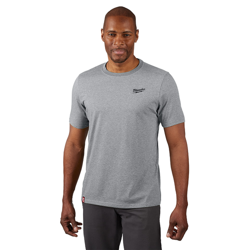 Product image for Milwaukee 603G-S Hybrid Work Tee - SS Gr