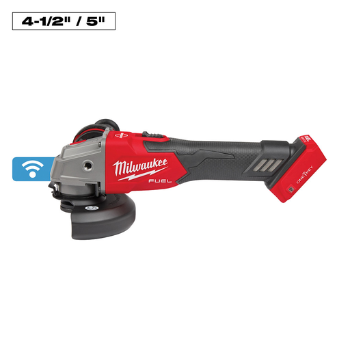 M18 FUEL™ 4-1/2" / 5" Braking Grinder w/ ONE-KEY™ Slide Switch, Lock-On