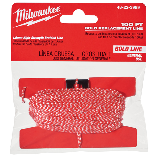Product image for Milwaukee 48-22-3989 100ft Bold Line Replacement Chalk Line