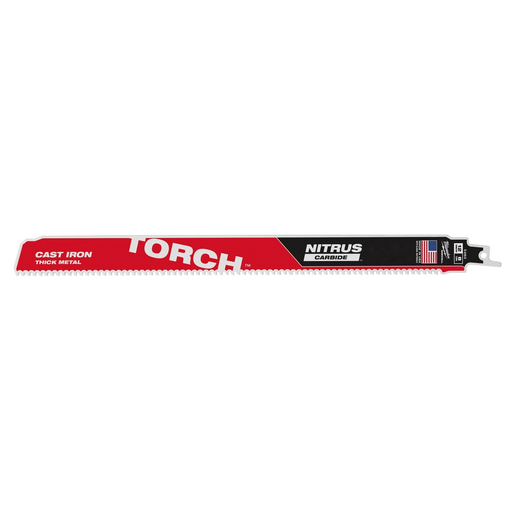 12" 8 TPI TORCH™ with NITRUS™ Carbide for Cast Iron SAWZALL® Blade (3 PK)