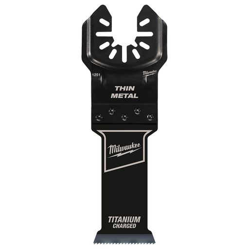 Milwaukee 49-25-1259 Universal Fit Open-Lok™ 1-1/8" Titanium Enhanced Bi-Metal Multi-Tool Blade Product image for Milwaukee 49-25-1259 Universal Fit Open-Lok™ 1-1/8" Titanium Enhanced Bi-Metal Multi-Tool Blade