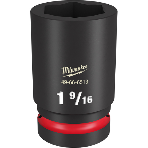 Product image for Milwaukee 49-66-6513 SHOCKWAVE™ Impact Duty 1" Drive 1-9/16" Deep 6-Point Socket