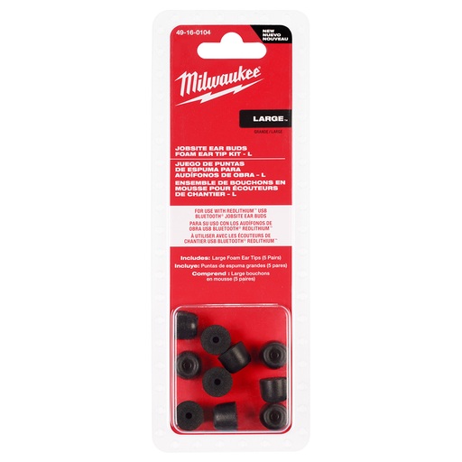 Product image for MILW 49-16-0104 Jobsite Earbuds Foa